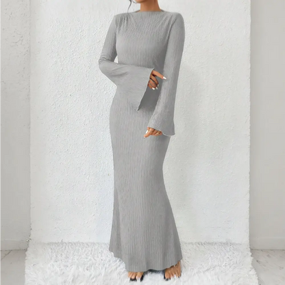 Robe cocktail manche longue